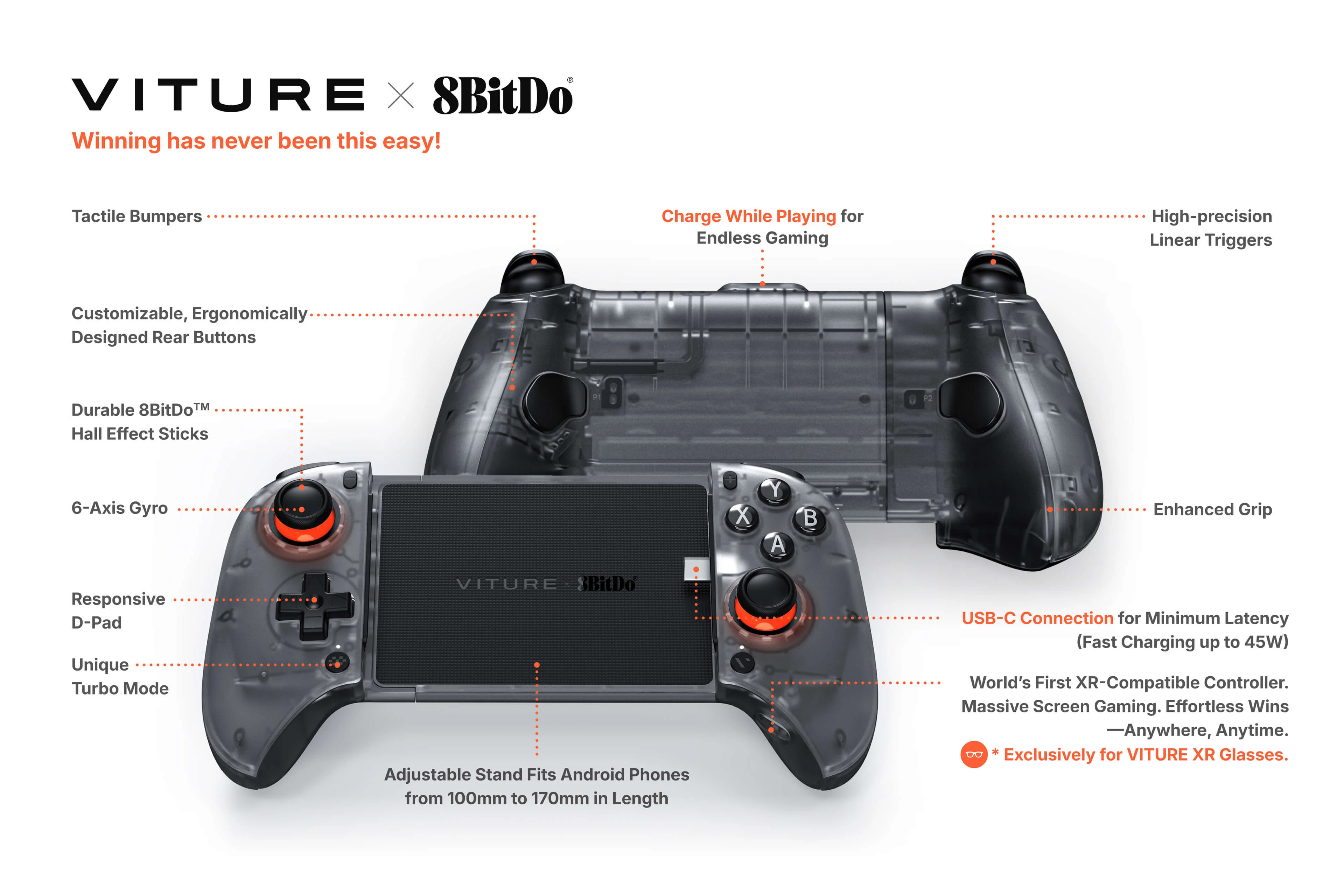 VITURE x 8BitDo Ultimate Mobile Gaming Controller - Image 3
